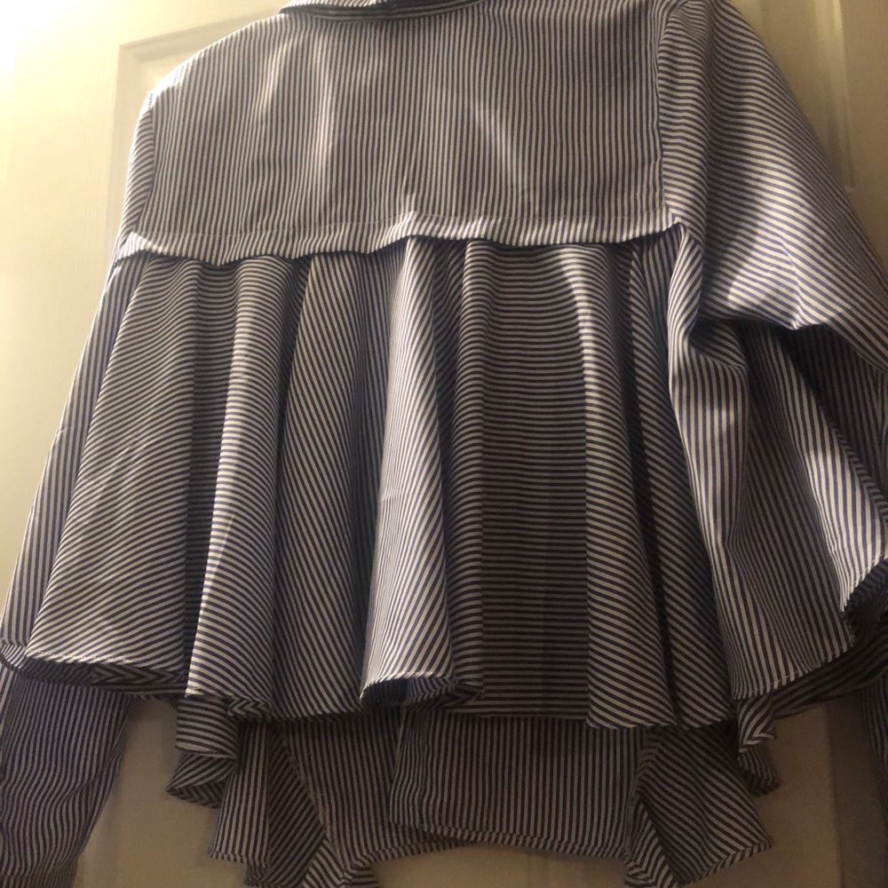 NWT English Factory Flare Button Up